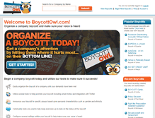 Tablet Screenshot of boycottowl.com